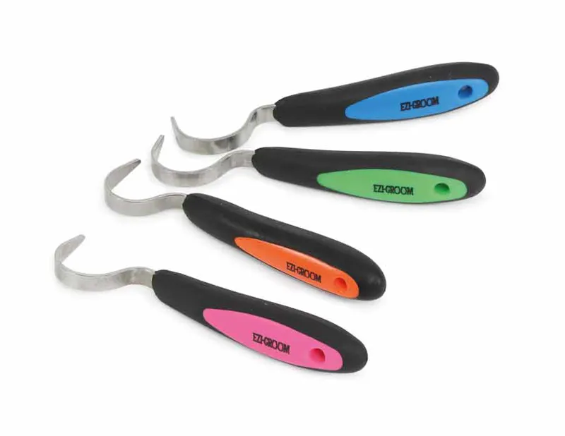 EZI-GROOM Grip Hoof Pick ORANGE one size