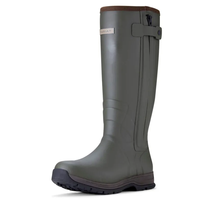 Ariat Burford Zip Insulated Rubber Boot Olive
