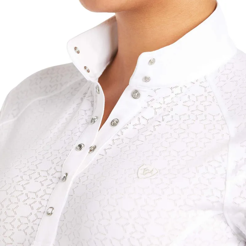 Ariat Showstopper 3.0 Show Shirt White-3