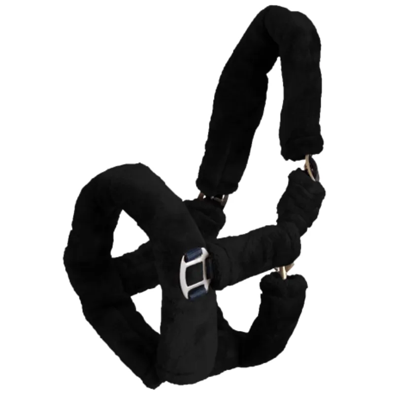 Elano Mega Fluff Headcollar Black