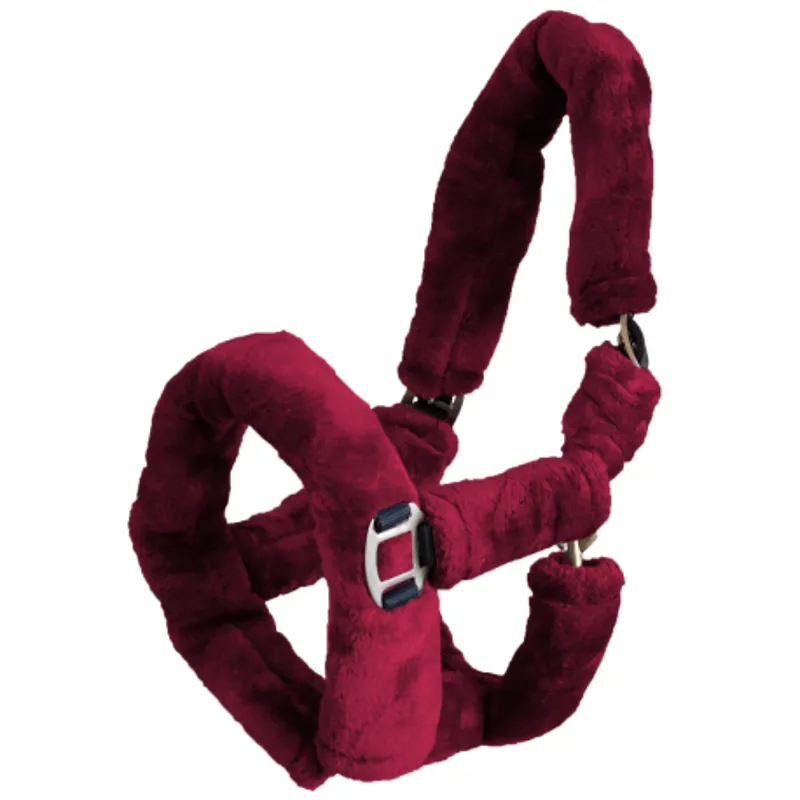 Elano Mega Fluff Headcollar Burgundy