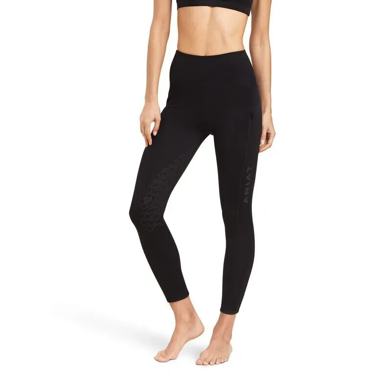 AW22 Ariat Venture Thermal Half Grip Tight Black-1