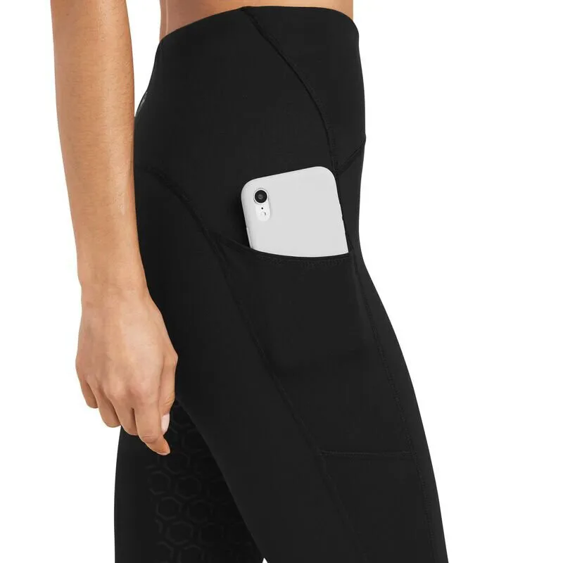 AW22 Ariat Venture Thermal Half Grip Tight Black-4