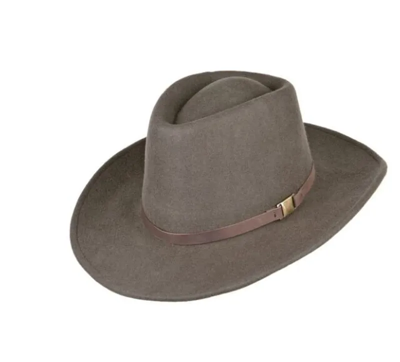 Eden Crushable Wool Felt Hat Green