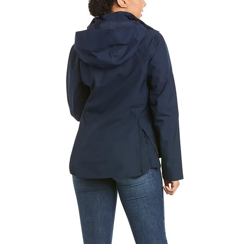 AW23 Ariat Coastal Waterproof Jacket Navy-4