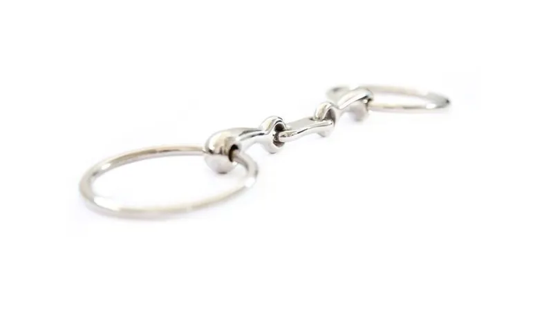 Dever Curved Mouth Snaffle Loose Ring With French Link-1