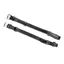 Ascot Cheek Pieces Hook Fastening Black
