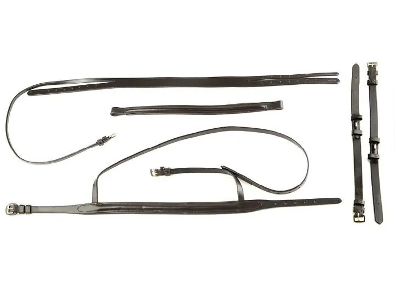 Ascot Cavesson Show Bridle Brown-4