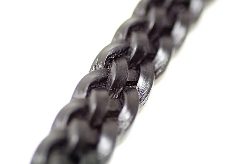 Dever Classic Plaited Leather Browband Black-2