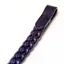 Dever Classic Plaited Leather Browband Brown