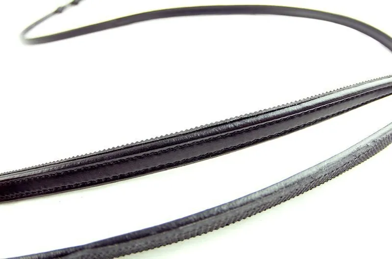 Ascot Dressage Reins Full Only 5/8in Brown-2