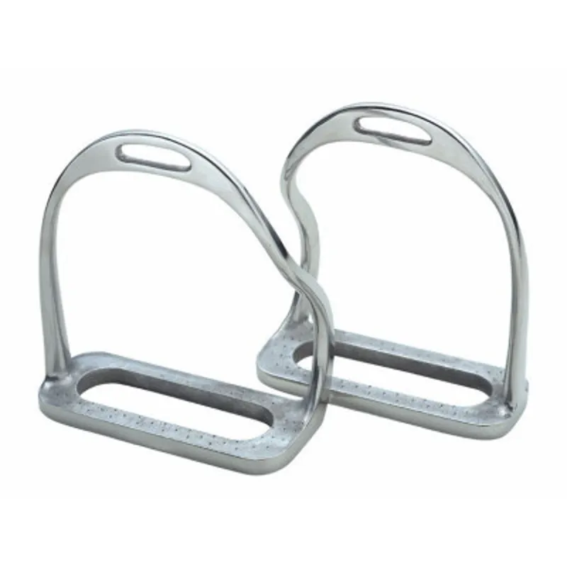 Bent Leg Stirrup Irons STAINLESS STEEL