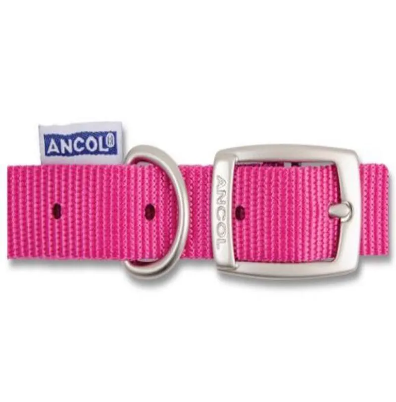 Ancol Viva Buckle Collar Pink