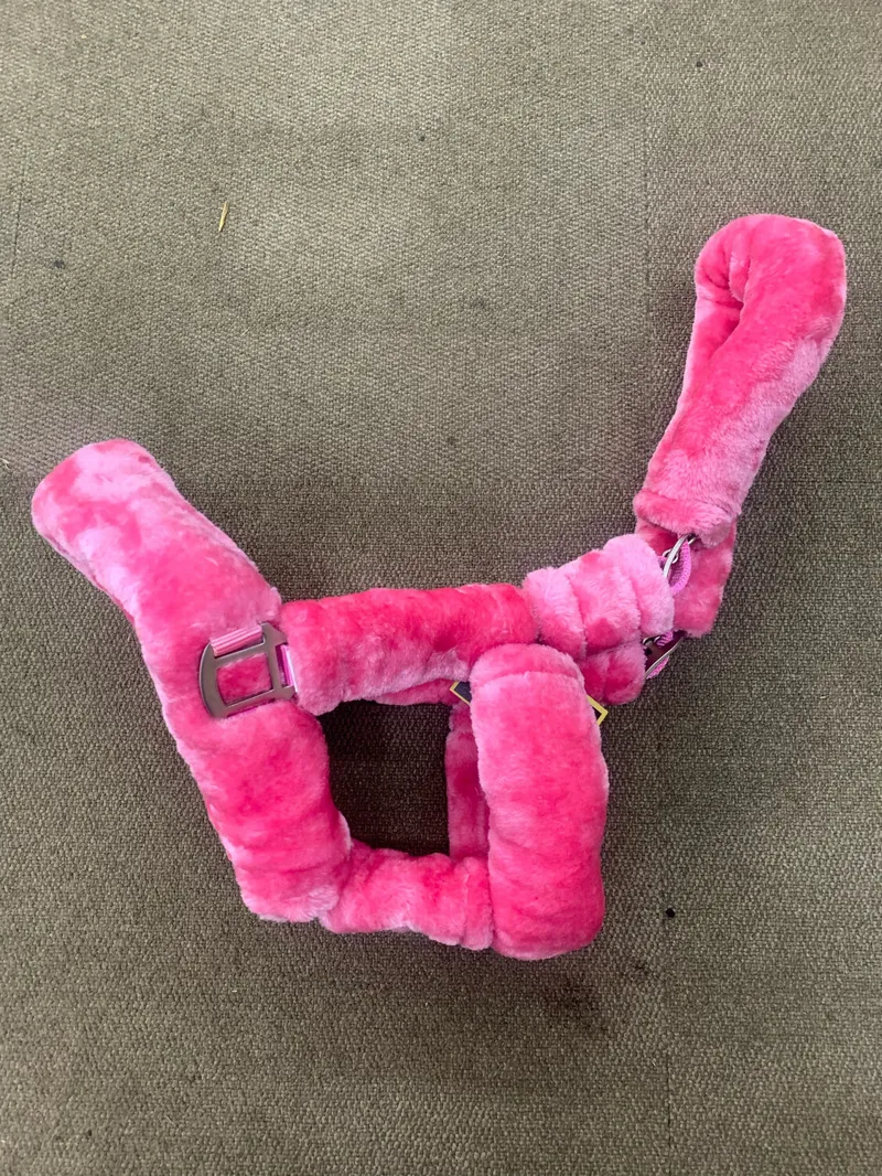 Elano Mega Fluff Headcollar Pink