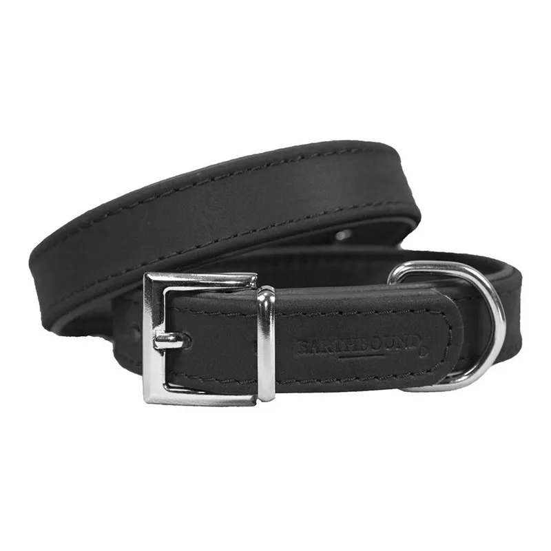 Earthbound Oakland Leather Collar Black