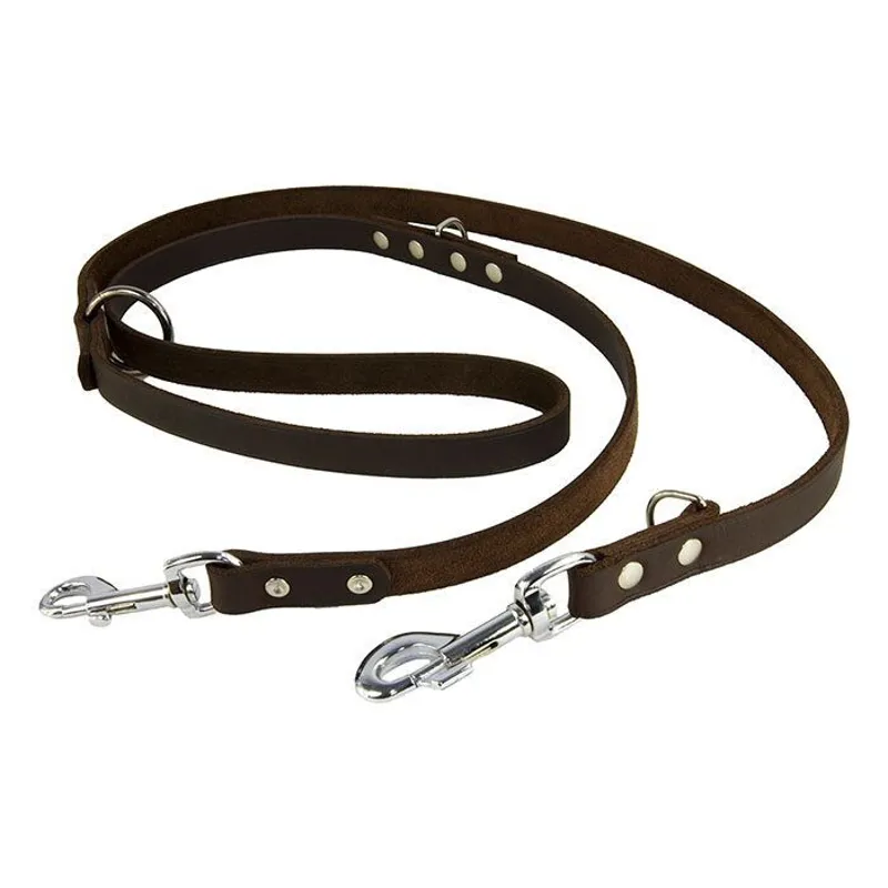 Earthbound Soft Country Leather Training Lead Brown