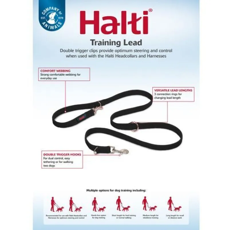 CoA Halti Training Lead Black