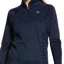SS23 Ariat Youth Sunstopper 2.0 1/4 Zip Baselayer Navy Dot