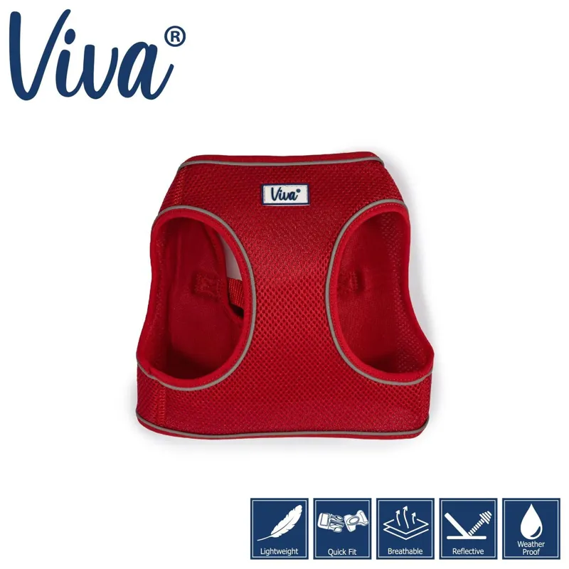 Ancol Step In Harness red-1