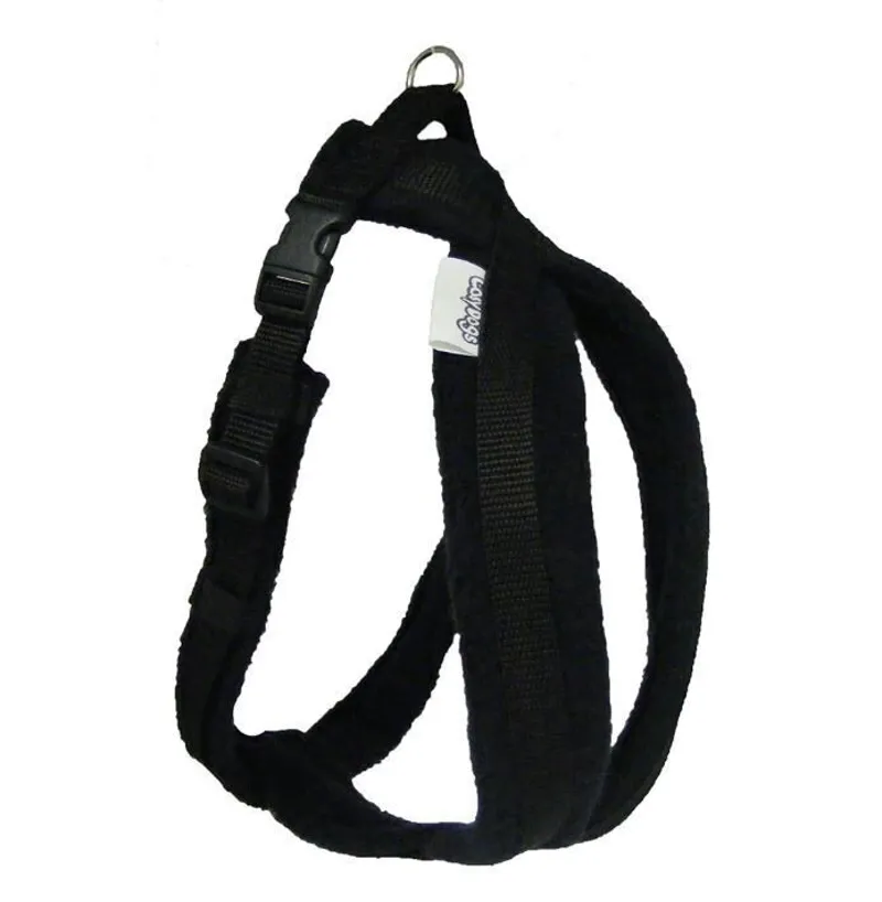 Cosy Dog Fleece Dog Harness Black