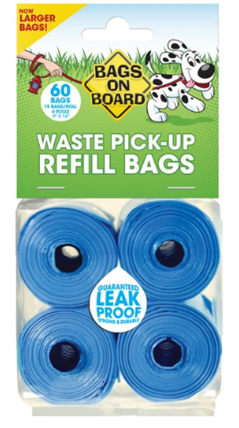 Bags on Board - 60 Poo Bag Refills Ocean Breeze