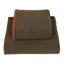 Earthbound Stitched Fleece Blanket Brown