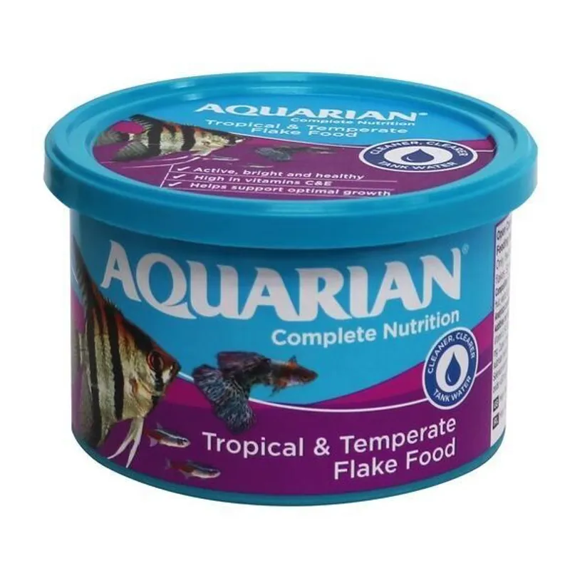 Aquarian Tropical Fish Flakes 50g Large
