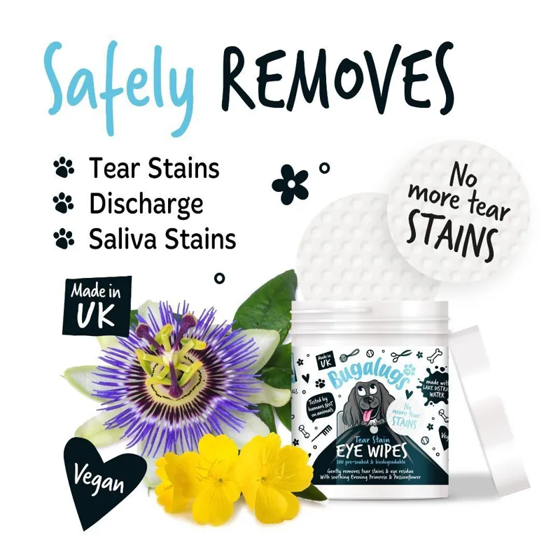 Bugalugs Eye wipes 100 wipes-2