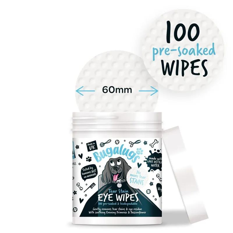 Bugalugs Eye wipes 100 wipes-1