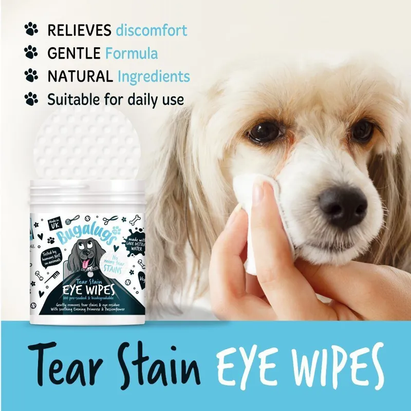 Bugalugs Eye wipes 100 wipes