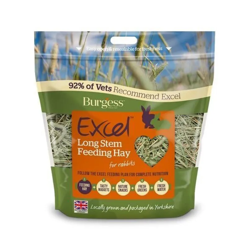 Burgess Excel Long Stem Feeding Hay 1kg