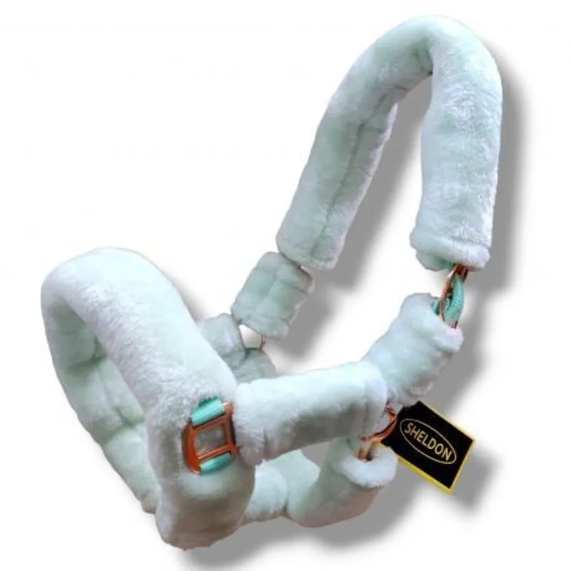 Elano Mega Fluff Headcollar Mint/Rose