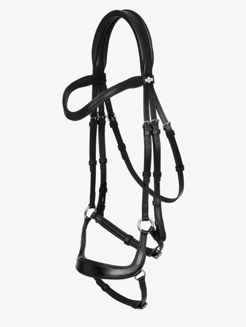 LeMieux Arika Drop Bridle Black-2