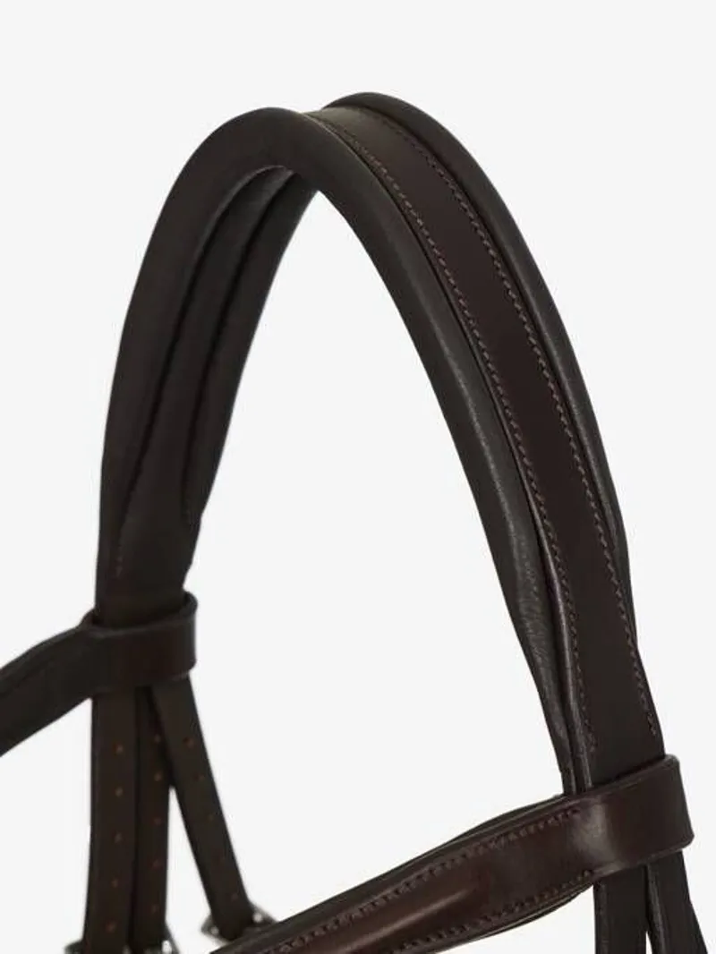 LeMieux Arika Flash Bridle Brown-2