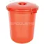 Dustbin and Lock Lid Red 70ltr