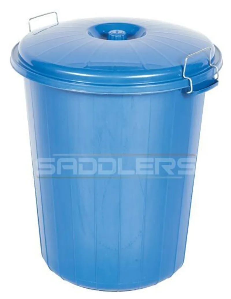 Dustbin and Lock Lid Blue 70ltr