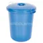 Dustbin and Lock Lid Blue 70ltr
