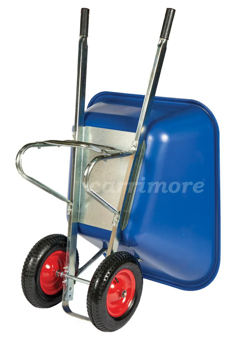 Carrimore Twin Wheel Wheelbarrow 200 Litre Blue-1