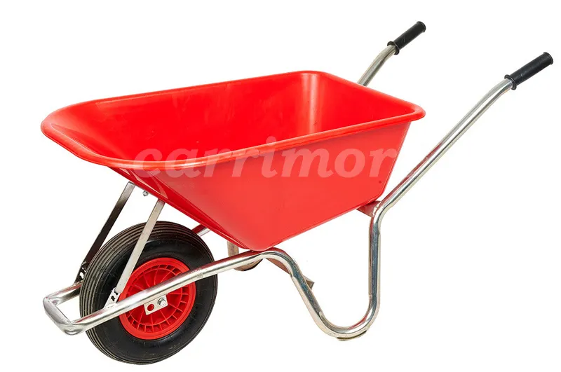 Carrimore Stable Barrow 120 Litre Wheelbarrow Red