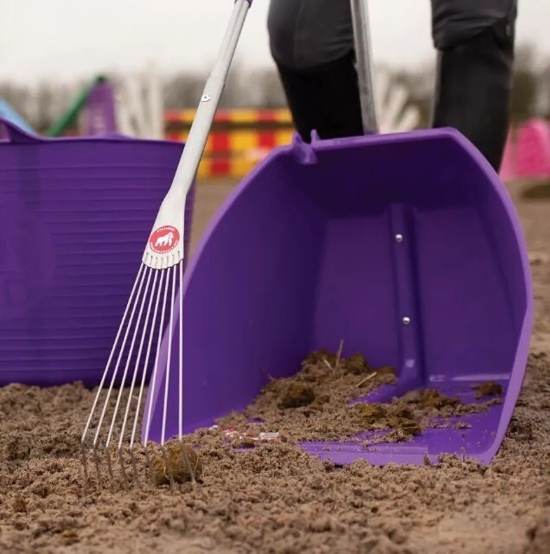 Red Gorilla Big Tidee with Long Metal Rake Purple