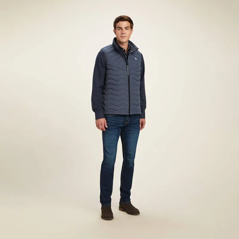 AW23 Ariat Mens Ideal Down Vest Charcoal