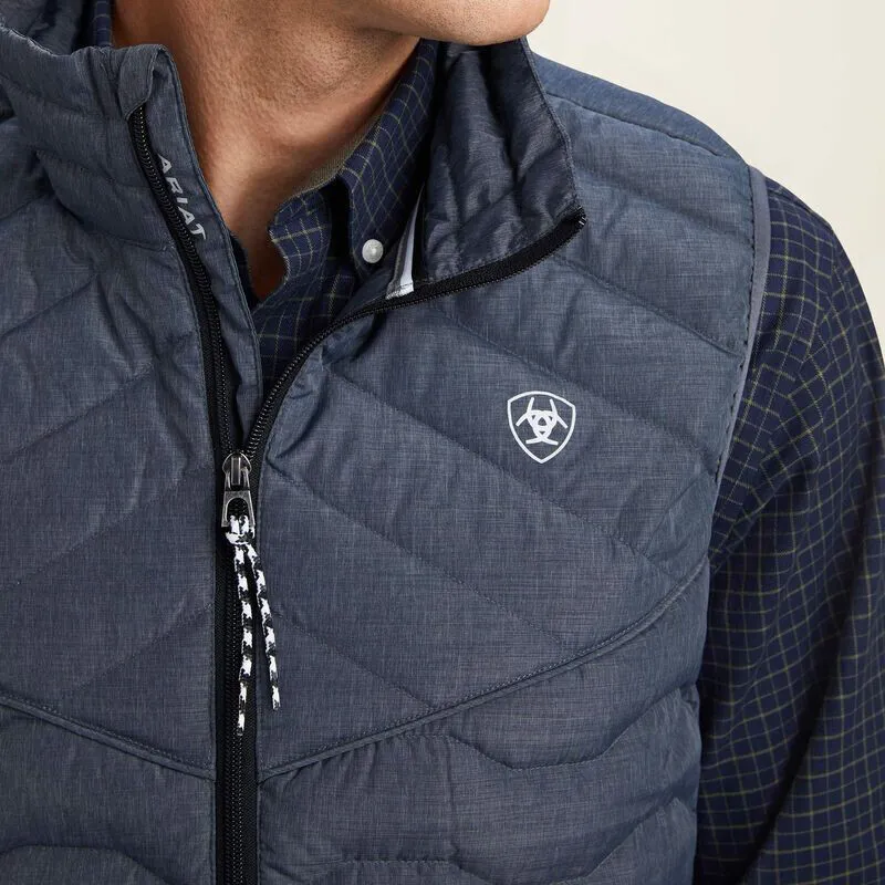 AW23 Ariat Mens Ideal Down Vest Charcoal-4