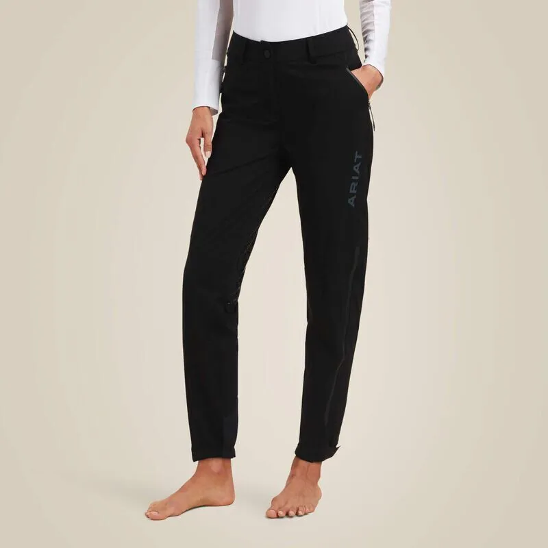 AW23  Ariat Venture Waterproof Shell Full Seat Trouser Black-1