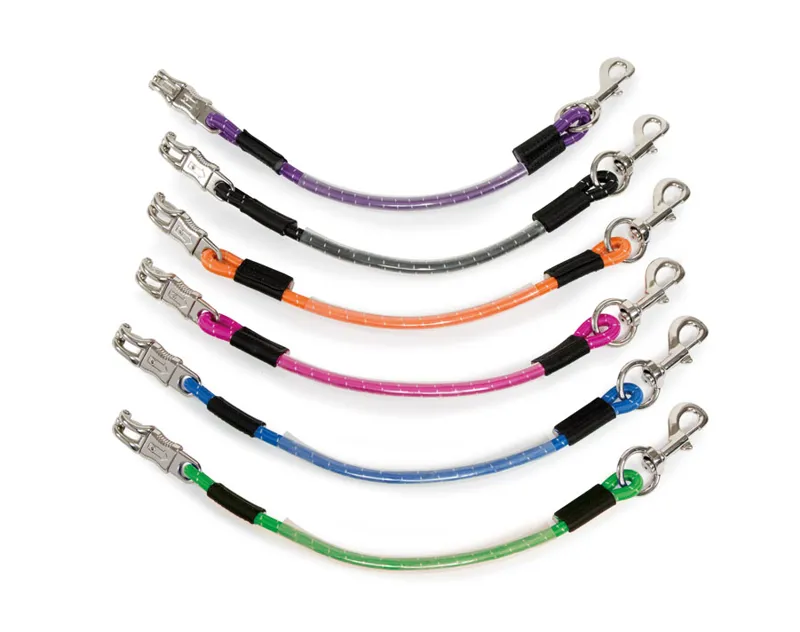 Shires Heavy Duty Bungee Trailer Tie BLUE one size