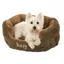 Bunty Polar Dog Bed Brown