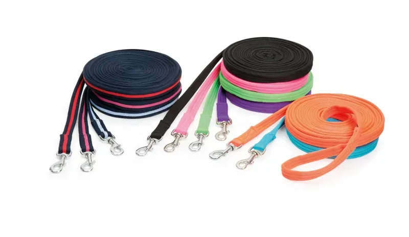 Wessex 8m/26 Cushion Web Lunge Line In Blue-1