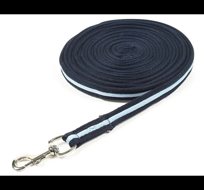 Wessex 8m/26 Cushion Web Lunge Line In Blue