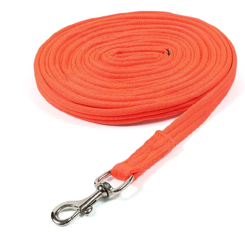 Wessex 8m/26 Cushion Web Lunge Line In Orange
