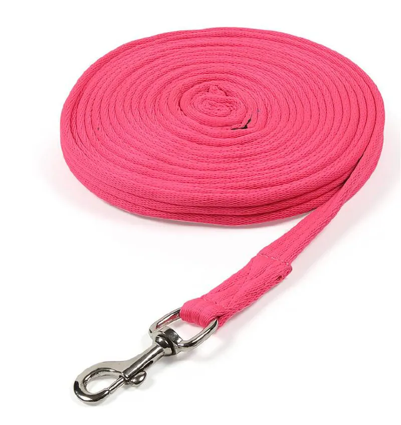 Wessex 8m/26 Cushion Web Lunge Line In Pink