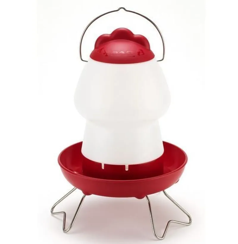 Feathers and Beaky Top Fill Chicken Drinker 2L